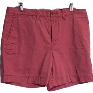 Polo Ralph Lauren Chino Shorts Mens Pink Flat Front Classic Fit
